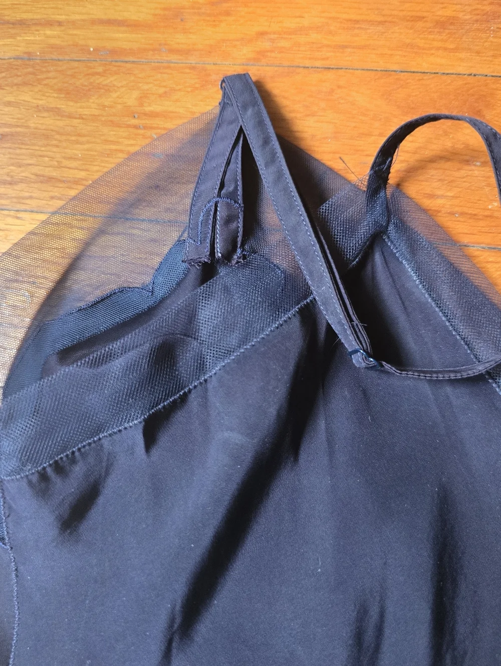 Vintage 1940s Seamprufe Full Slip 32 Slipdress Lingerie Blue Mint Bubble Hem - Picture 7 of 8